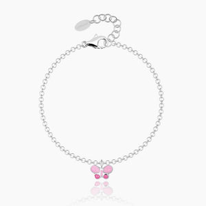 Bracciale Bimba in argento con farfalla Mabina 533040