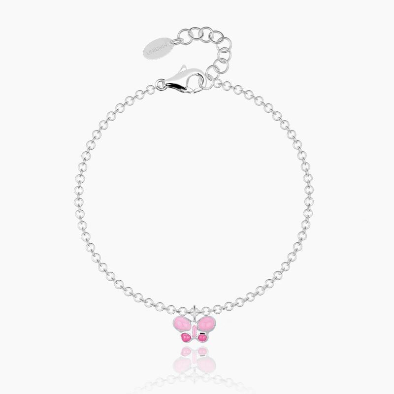 Bracciale Bimba in argento con farfalla Mabina 533040