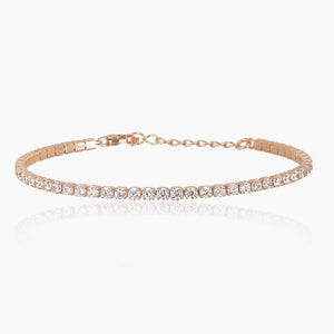 Bracciale da donna Mini Tennis in argento rosato Mabina 533286