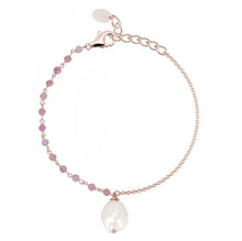 Load image into Gallery viewer, Women&#39;s bracelet in silver and pearl Mabina 533296
