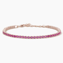 Carica l&#39;immagine nel visualizzatore di Gallery, Bracciale da donna tennis in argento Mabina 533327

