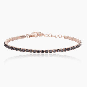 Bracciale da donna Mini Tennis in argento rosato Mabina 533329