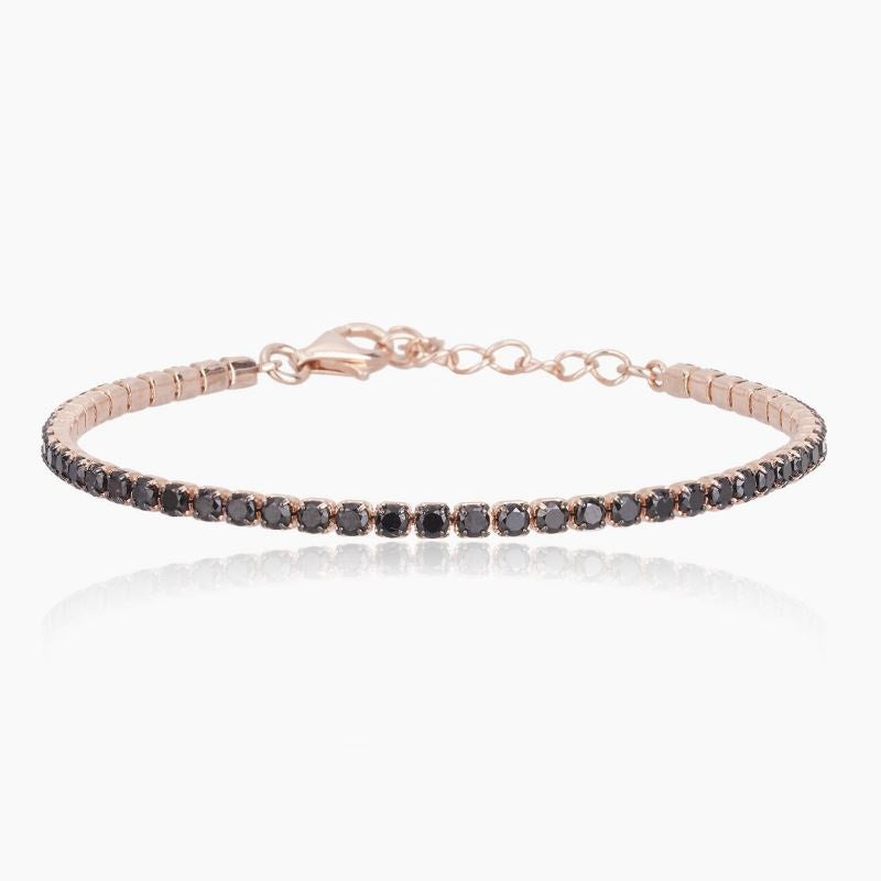 Bracciale da donna Mini Tennis in argento rosato Mabina 533329