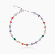 Carica l&#39;immagine nel visualizzatore di Gallery, Bracciale da donna in argento multicolor Mabina 533332
