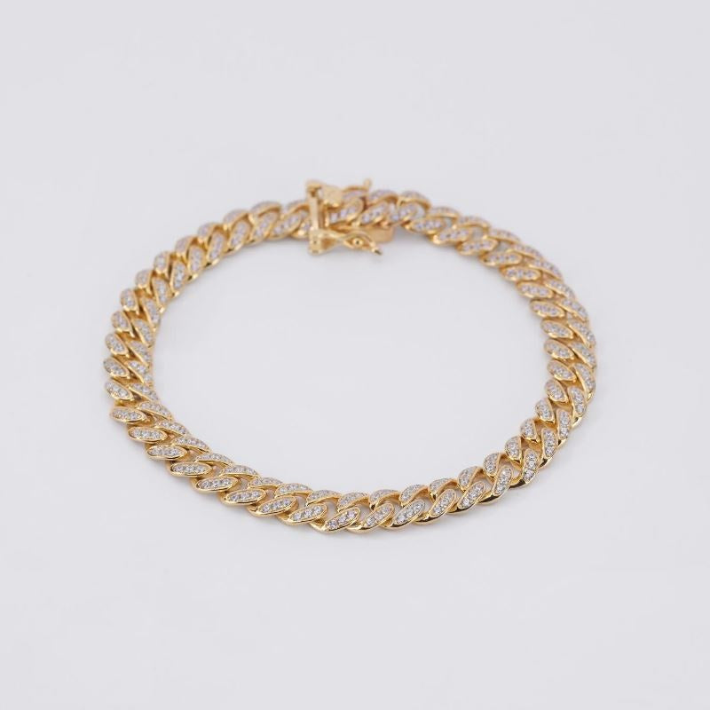 Bracciale da donna Groumette in argento dorato Mabina 533454
