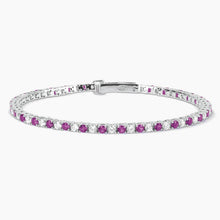 Carica l&#39;immagine nel visualizzatore di Gallery, Bracciale da donna tennis in argento Mabina Tennis club 533457
