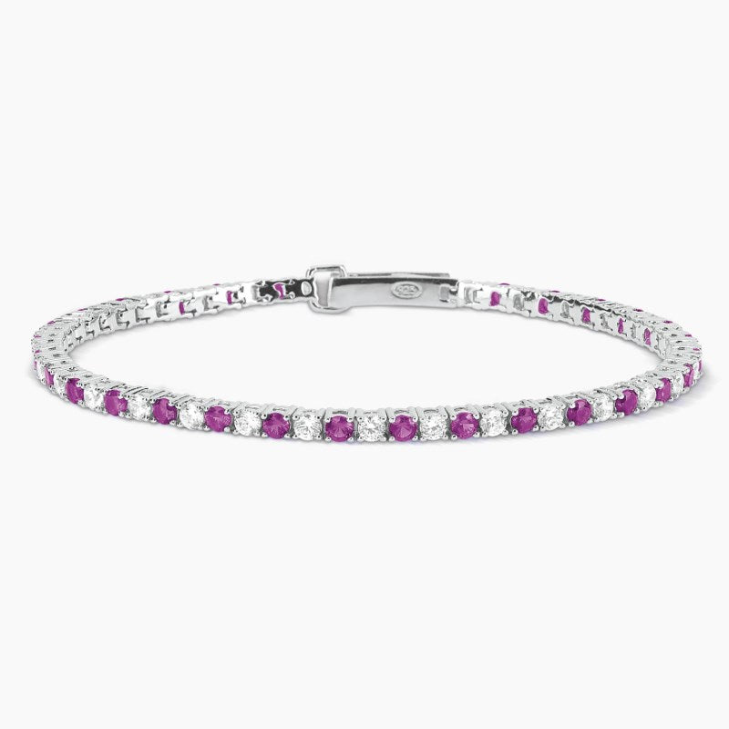 Bracciale da donna tennis in argento Mabina Tennis club 533457