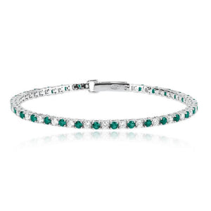 Mabina tennis women's bracelet with zircons 533458