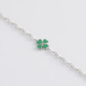 Bracciale da donna in argento con quadrifoglio Mabina 533486