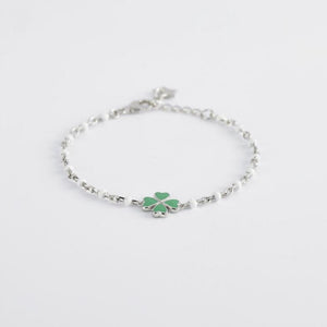Bracciale da donna in argento con quadrifoglio Mabina 533486