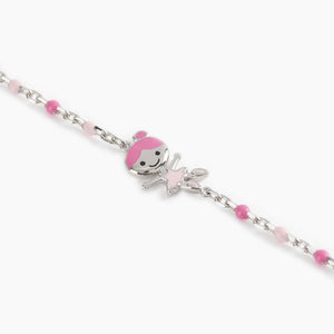 Bracciale bimba in argento ballerina Mabina 533490