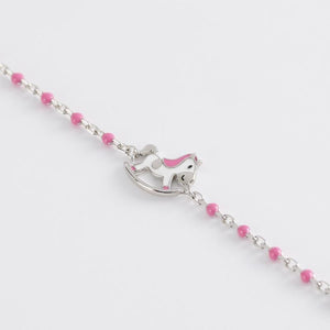 Mabina rocking horse silver bracelet for girls 533492