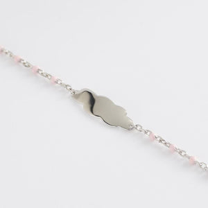 Silver girl bracelet with Mabina cloud 533495