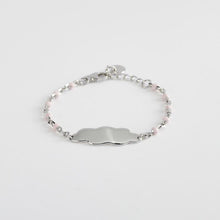 Load image into Gallery viewer, Silver girl bracelet with Mabina cloud 533495
