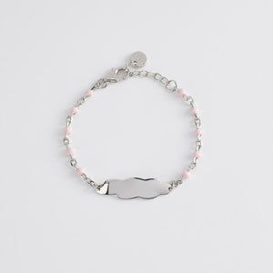 Silver girl bracelet with Mabina cloud 533495