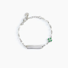 Carica l&#39;immagine nel visualizzatore di Gallery, Bracciale bimbo in argento con targhetta incidibile Mabina 533499
