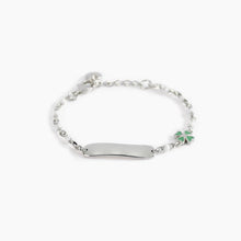 Carica l&#39;immagine nel visualizzatore di Gallery, Bracciale bimbo in argento con targhetta incidibile Mabina 533499

