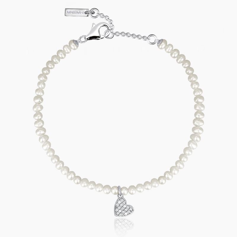 One Love women's bracelet in silver Mabina 533539