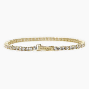 Bracciale da donna tennis in argento Mabina Tennis club 533558