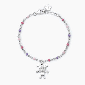 Mabina Pulsera niña divertida plata 533617
