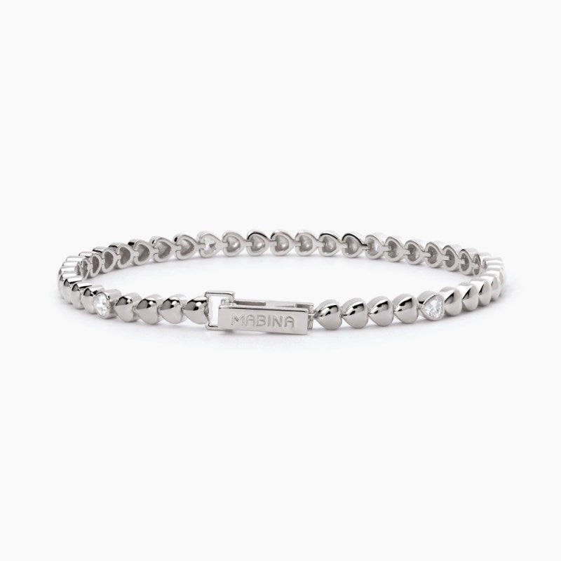 Bracciale da donna in argento Mabina Pensiero stupendo 533633