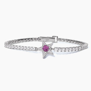 Bracciale da donna tennis in argento Mabina Starlet 533650