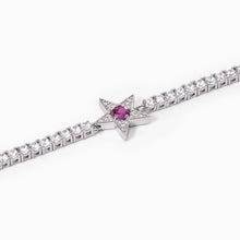 Carica l&#39;immagine nel visualizzatore di Gallery, Bracciale da donna tennis in argento Mabina Starlet 533650
