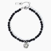 Carica l&#39;immagine nel visualizzatore di Gallery, Bracciale da donna con agata nera Mabina La vie en rose 533654
