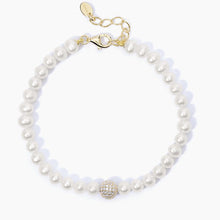 Carica l&#39;immagine nel visualizzatore di Gallery, Bracciale da donna con perle Mabina Mamma mia 533657
