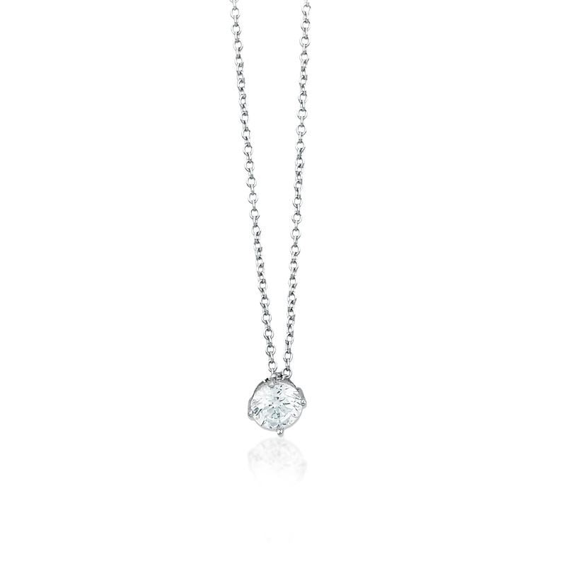 Collana da Donna in argento con punto luce 553061