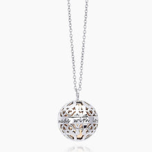 Load image into Gallery viewer, Made With Love women&#39;s necklace in silver Mabina 553183
