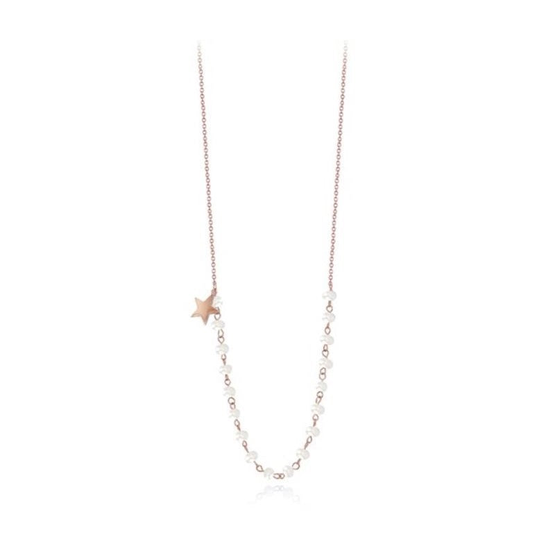 Mabina 553287 women's necklace in pink silver