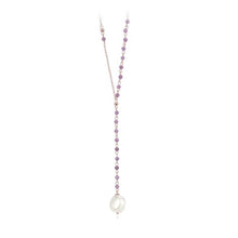 Carica l&#39;immagine nel visualizzatore di Gallery, Collana da donna in argento rosato Mabina 553289
