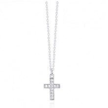Carica l&#39;immagine nel visualizzatore di Gallery, Collana da donna croce in argento Mabina 553294
