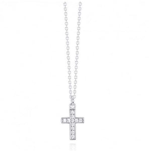 Collana da donna croce in argento Mabina 553294