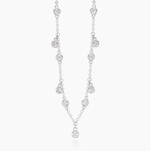 Spotlight women's necklace in silver Mabina 553306