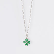 Carica l&#39;immagine nel visualizzatore di Gallery, Collana da donna quadrifoglio in argento Mabina 553413
