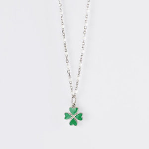 Collana da donna quadrifoglio in argento Mabina 553413