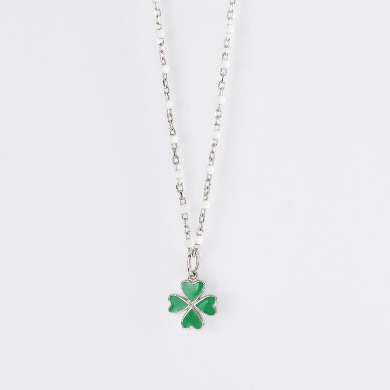 Collana da donna quadrifoglio in argento Mabina 553413