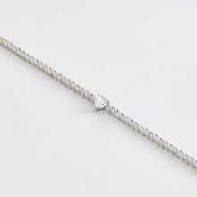 Load image into Gallery viewer, Tennis Club women&#39;s necklace in silver Mabina 553429
