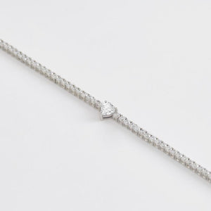 Tennis Club women's necklace in silver Mabina 553429