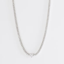 Load image into Gallery viewer, Tennis Club women&#39;s necklace in silver Mabina 553429
