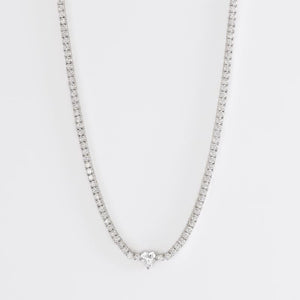 Tennis Club women's necklace in silver Mabina 553429