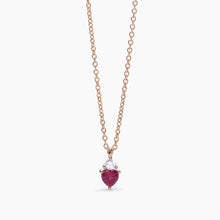 Carica l&#39;immagine nel visualizzatore di Gallery, Collana da donna in argento con rubino Mabina Royal 553499
