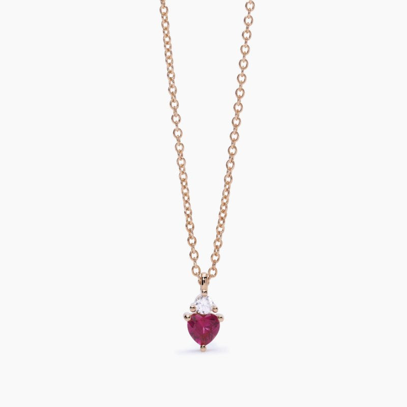 Collana da donna in argento con rubino Mabina Royal 553499