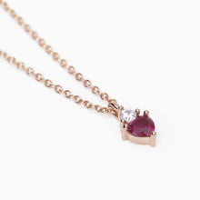 Carica l&#39;immagine nel visualizzatore di Gallery, Collana da donna in argento con rubino Mabina Royal 553499
