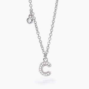 Collana da donna in argento Mabina lettera A, B, COOL 553500