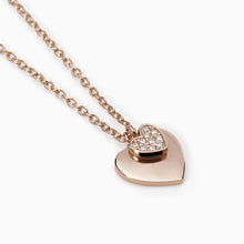 Carica l&#39;immagine nel visualizzatore di Gallery, Collana da donna doppio cuore in argento Mabina Solo tuo 553507
