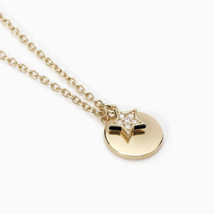 Collana da donna ciondolo tondo in argento Mabina Solo tuo 553508