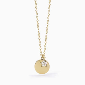 Collana da donna ciondolo tondo in argento Mabina Solo tuo 553508